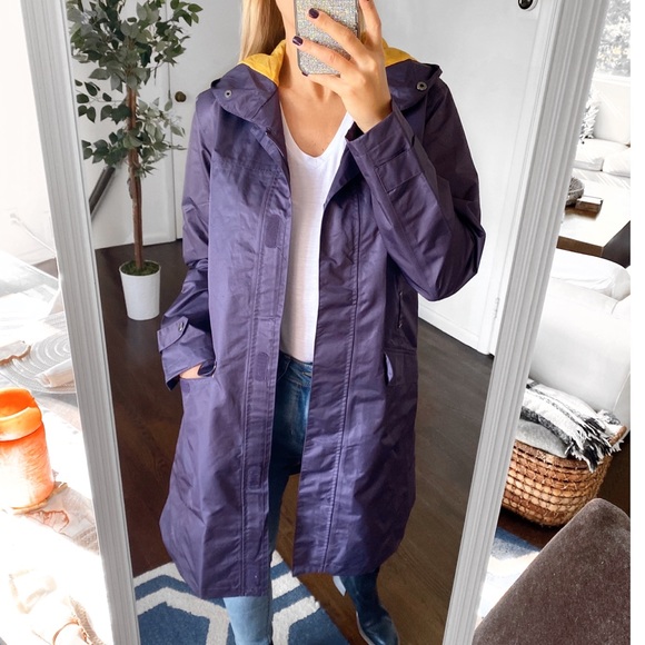 ☔️ CECILIA CLASSICS PURPLE HONEY LONG RAIN COAT! - Picture 1 of 16